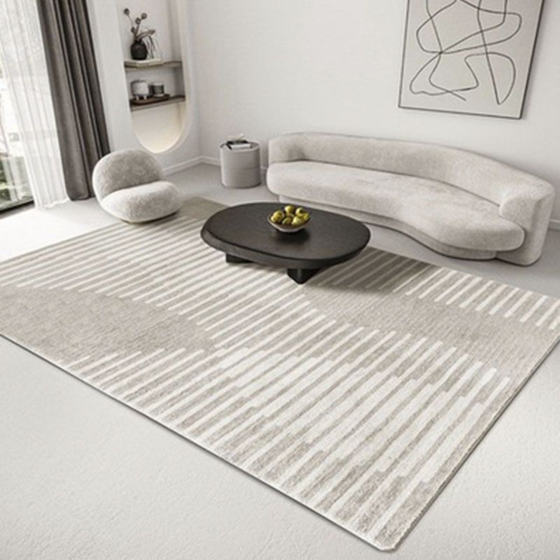 Tapis de polyester de tapis d'intérieur moderne tapis de support sans glissement pour décoration intérieure