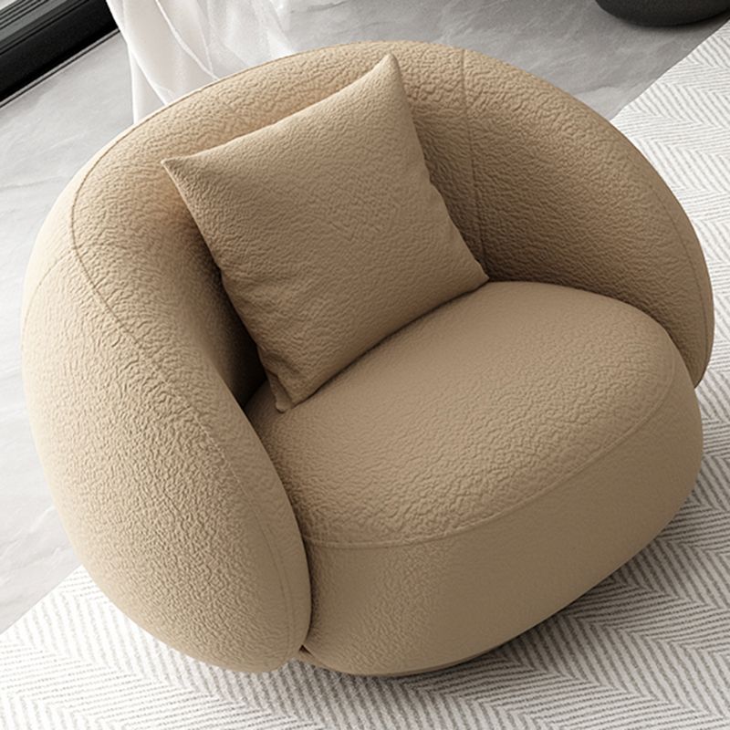 Modern Style Sofa with Curved Back and Padded Sponge Seat Sofa