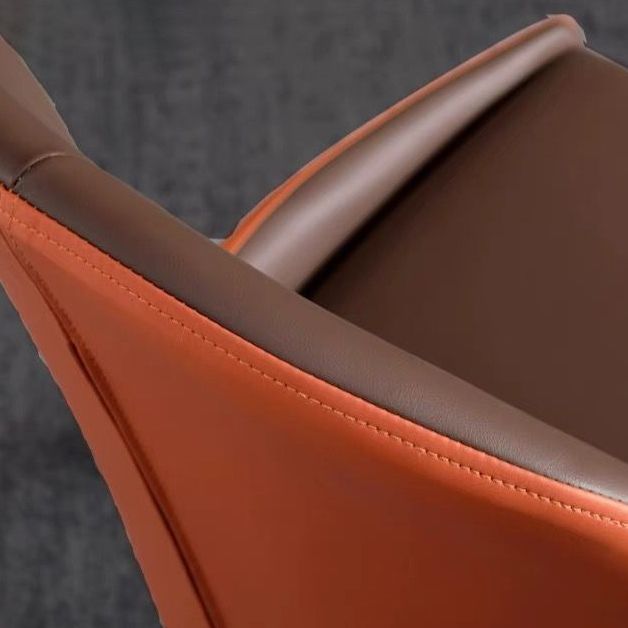 Contemporary Style Chairs Arm Chair for Kitchen with Metal Legs