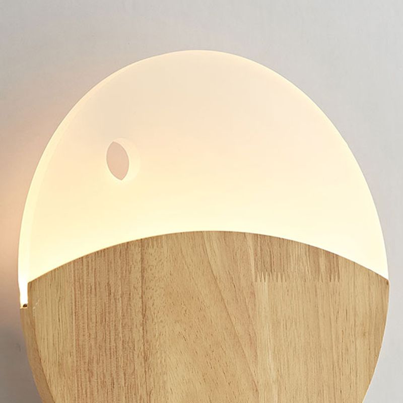 1 lumière géométrique murale desmpes murales de style moderne lumières murales en bois