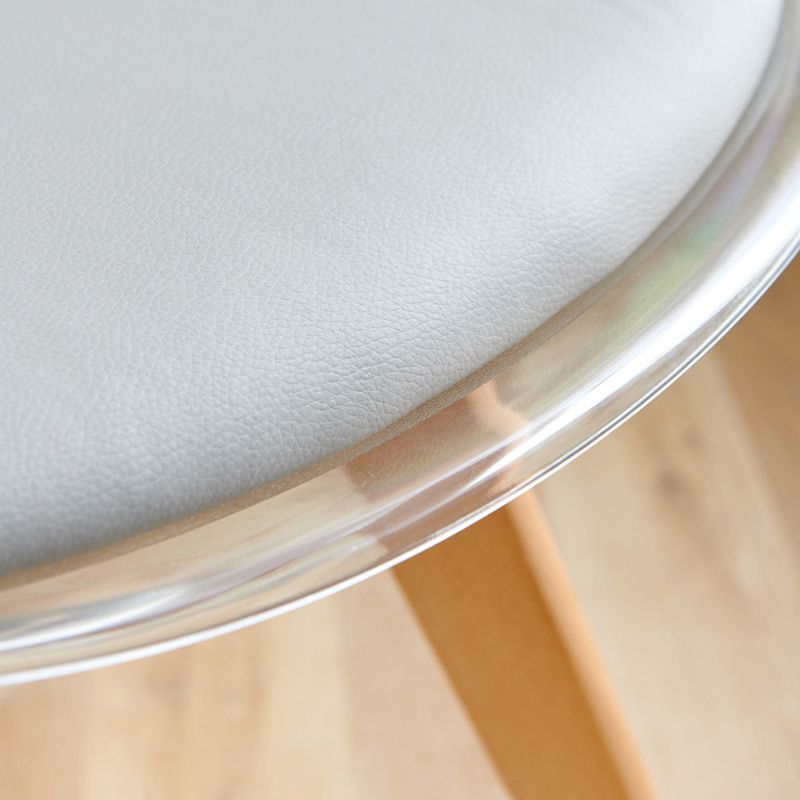 Contemporary Beech Wood Chair Set Solid Back Side Dining Kitchen Chairs