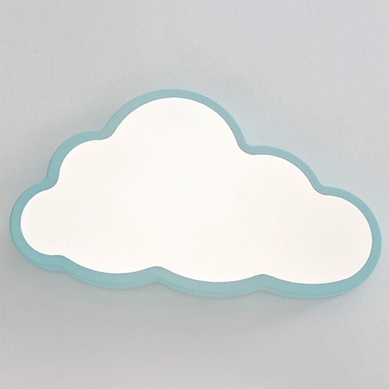 Cloud Flush Mount Light Fixtures Kids Acrylic Ceiling Light Fixtures for Bedroom