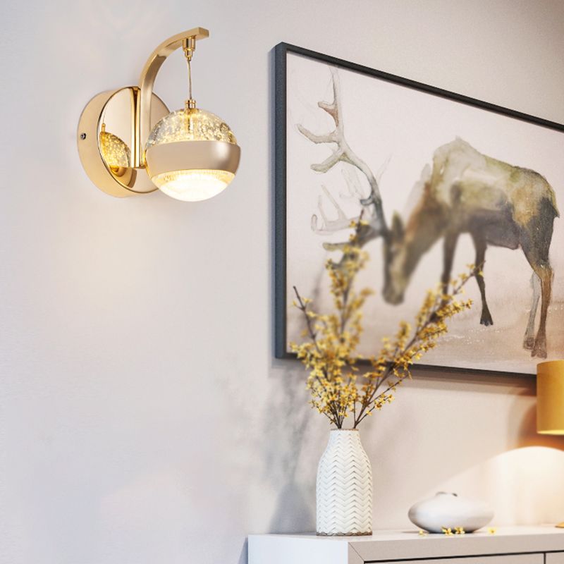 Éclairage de mur de style postmoderne à 1 lumière à 1 lumière pour chambre à coucher