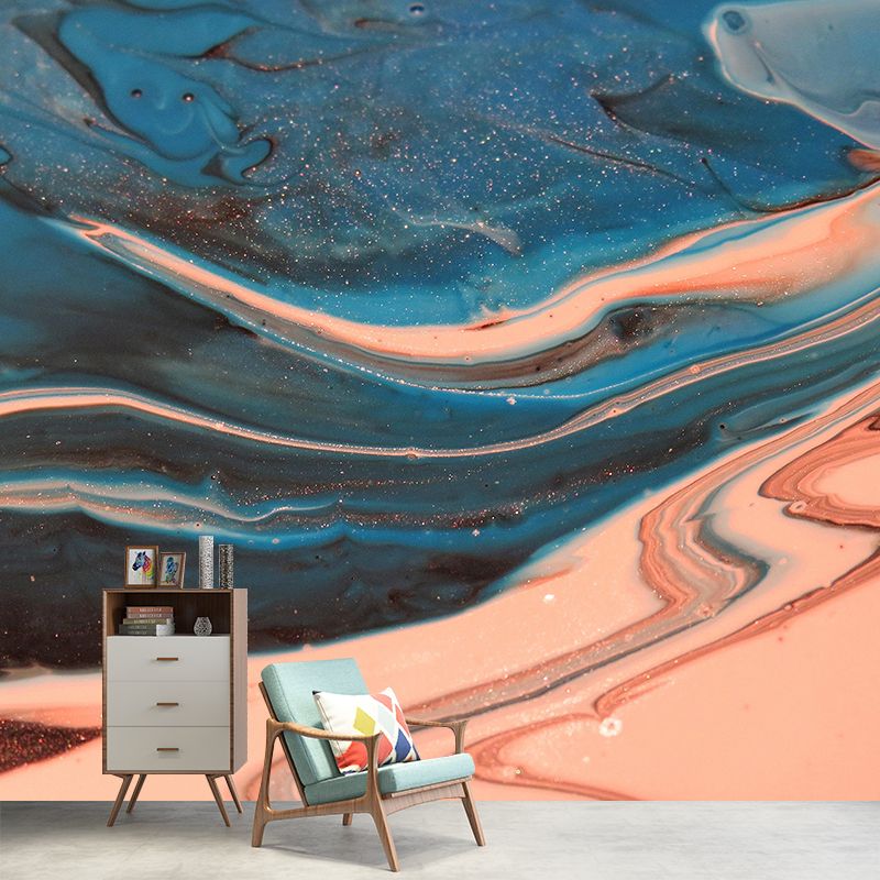 Oil Painting Mildew Resistant Wall Abstract Pattern Wallpaper Sitting Room Wall Mural