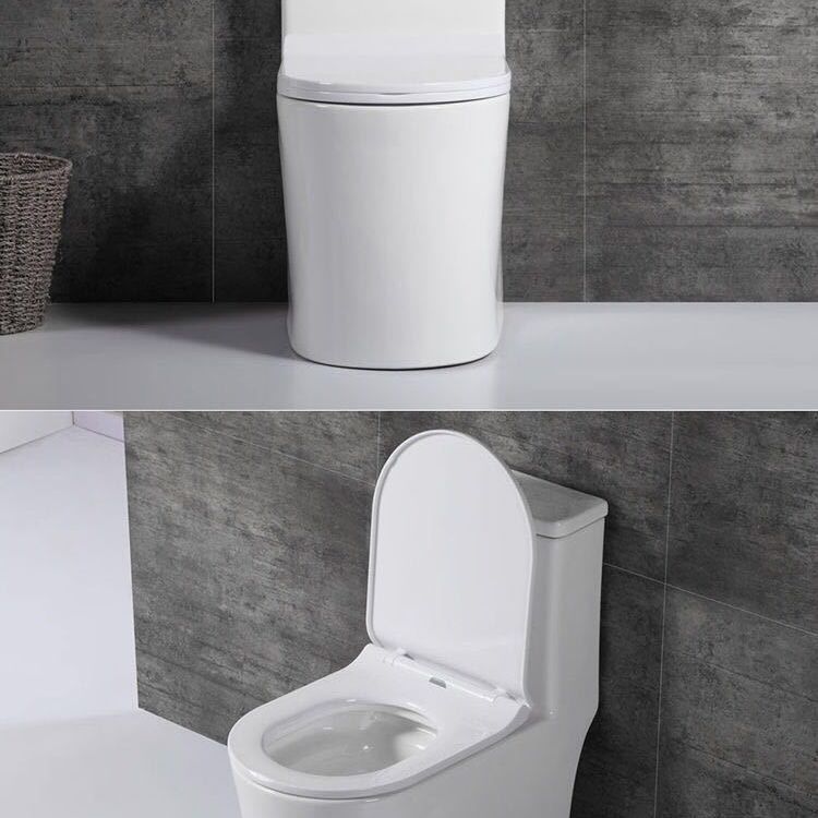 Modern All-In-One Toilet Bowl Floor Mounted Siphon Jet ABS Urine Toilet