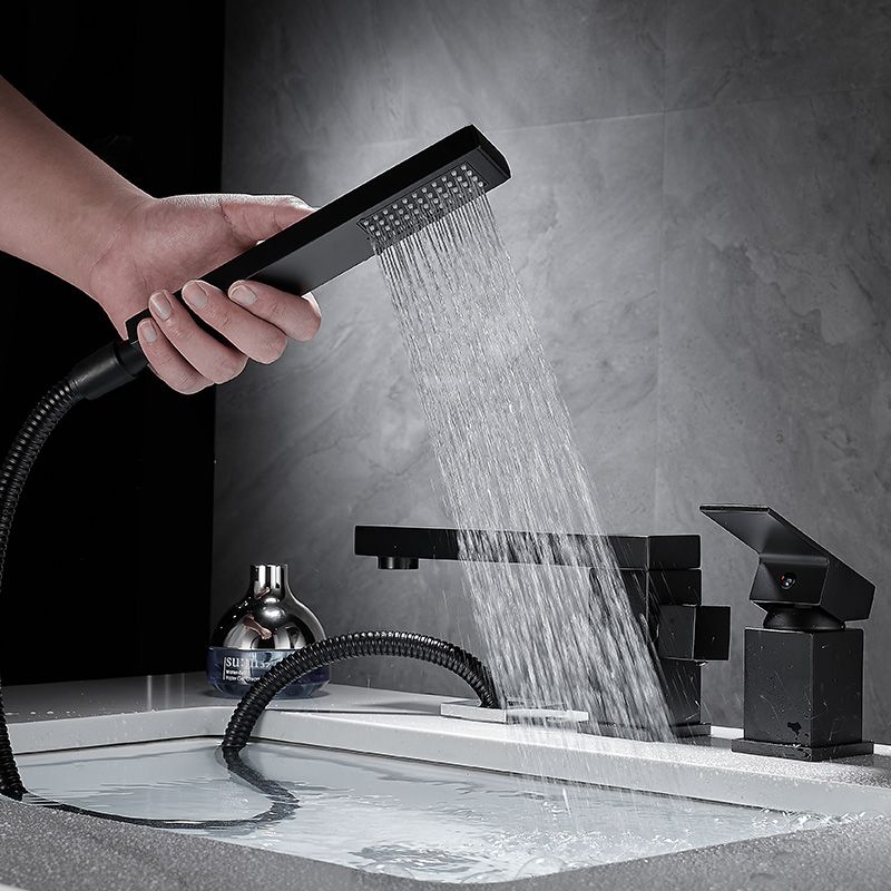 Deck Mounted Bronze Roman Tub Faucet Low Arc Roman Tub Faucet Set