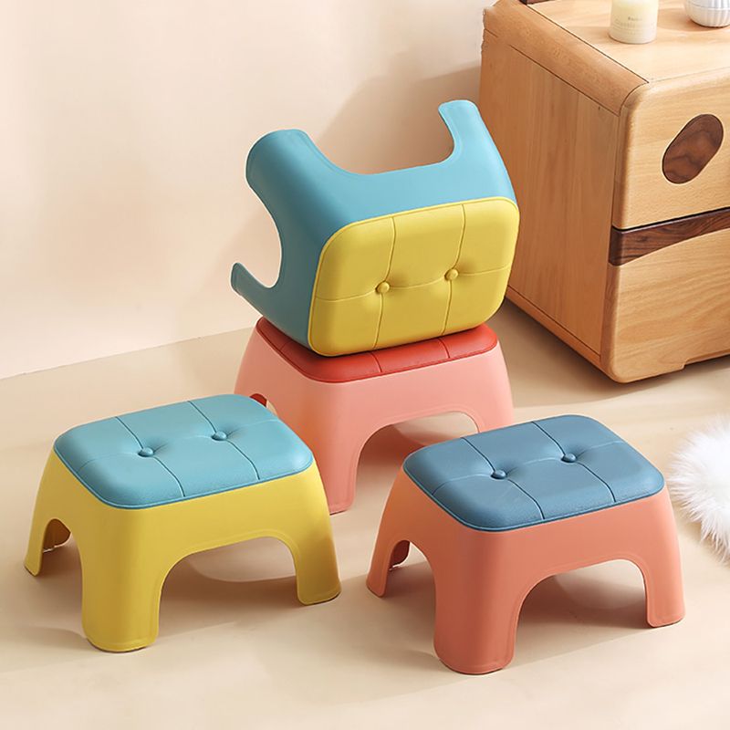 Orange Water Resistant Standard Rectangle Line PVC Standard for Drawing Room