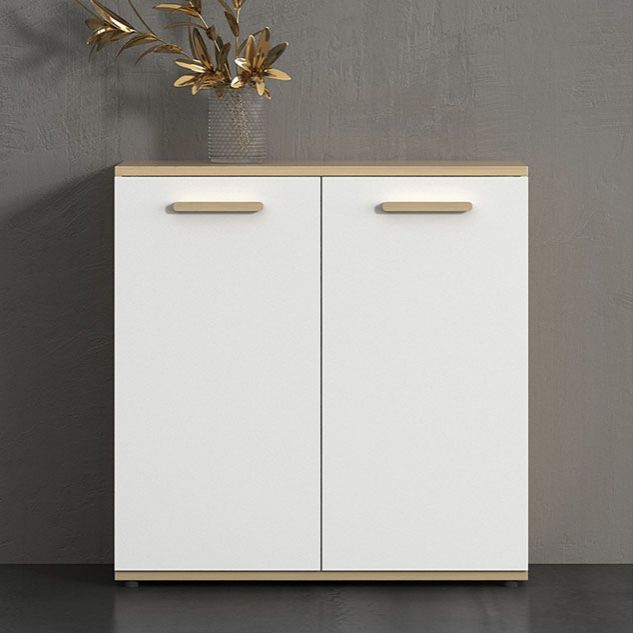 Scandinavian Lateral File Cabinet Wood Filing Cabinet for Home Office