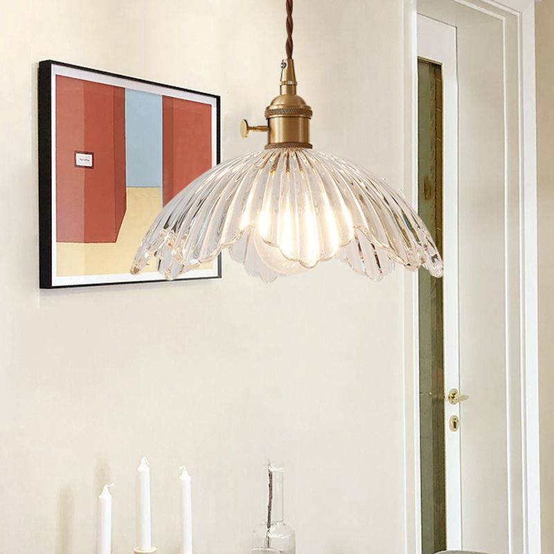 Glass de style moderne suspension d'éclairage de pendentif créatif
