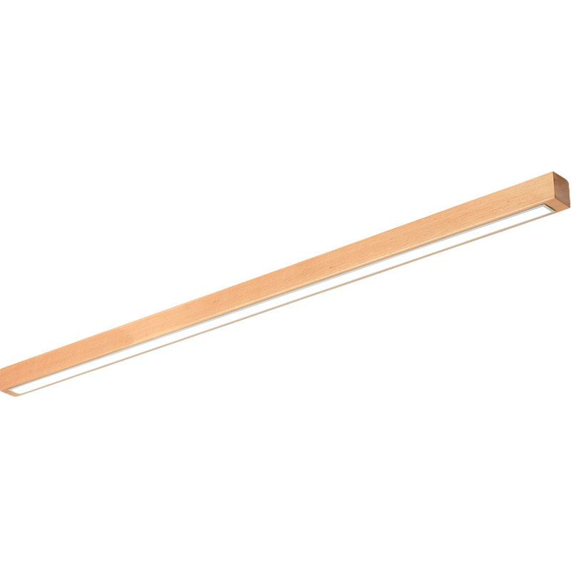 Contemporary Wall Light Fixture Simple Wooden LED Wall Light Sconce for Bathroom