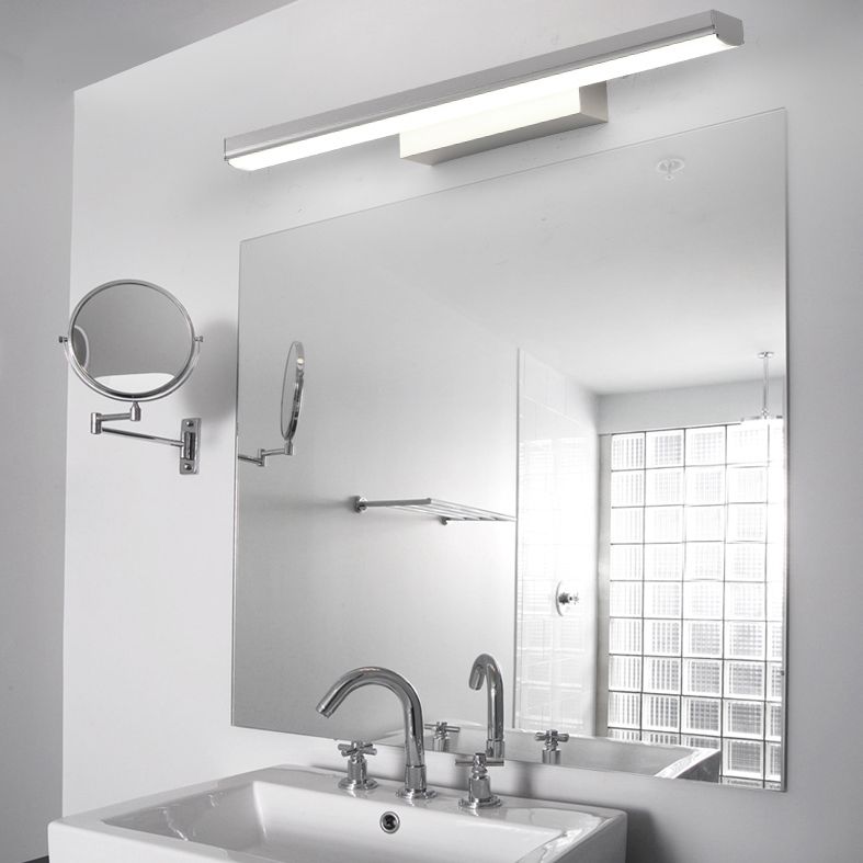 Style minimaliste moderne de style cylindrique de vanité murale lumineux acrylique 1 luminaire mural de vanité légère