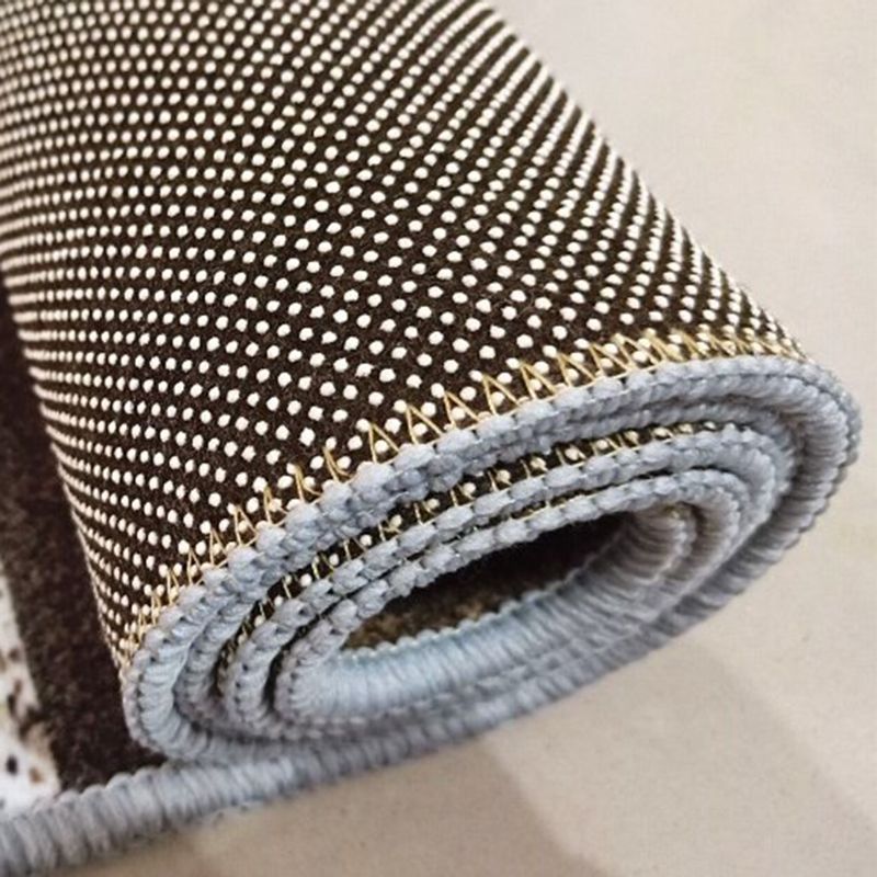 Stylish Modern Area Carpet Abstract Pattern Polyester Area Rug Stain Resistant Rug for Home Decor