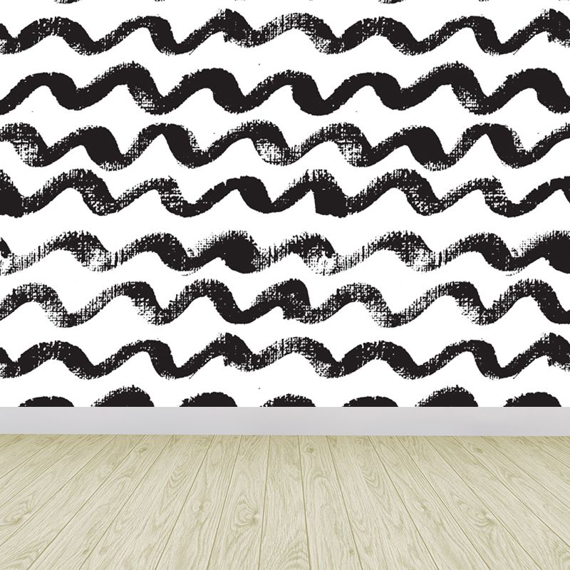 Illustration Plant Wall Covering Mural Whole Wall Decor for Kids Room, Made to Measure