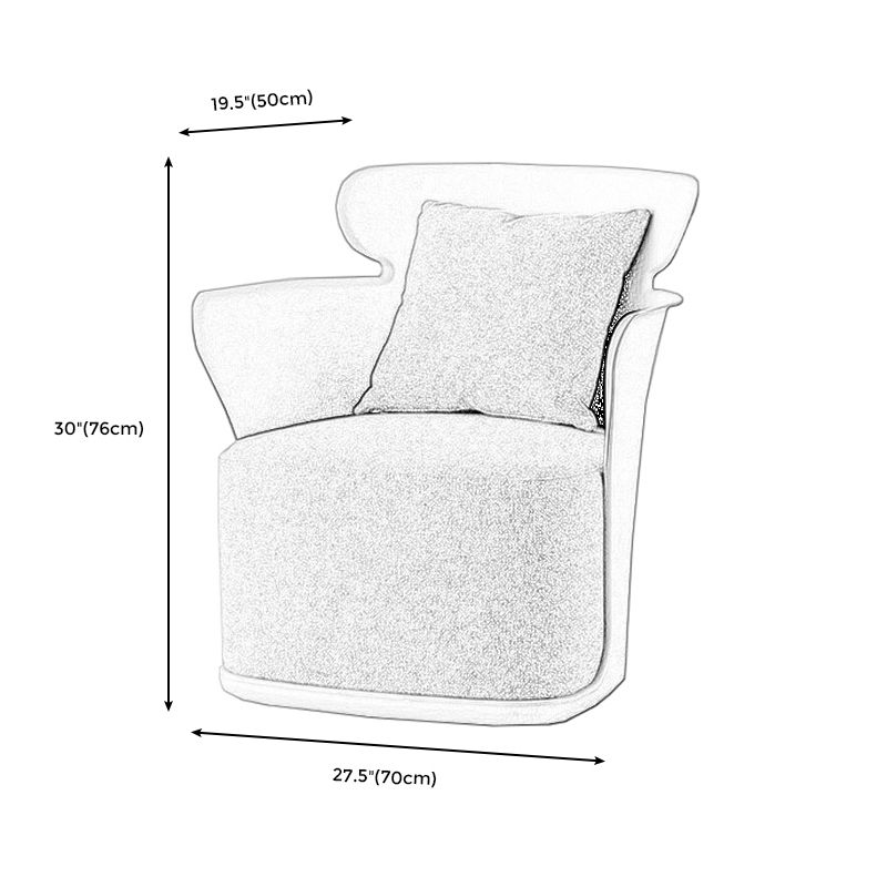 Arm Chair Arms Linen/PU Leather Included Chair for Living Room, Bedroom