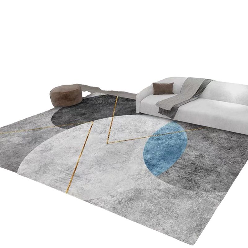 Brown Industrial Carpet Polyester Simple Carpet Washable Carpet for Home Decor