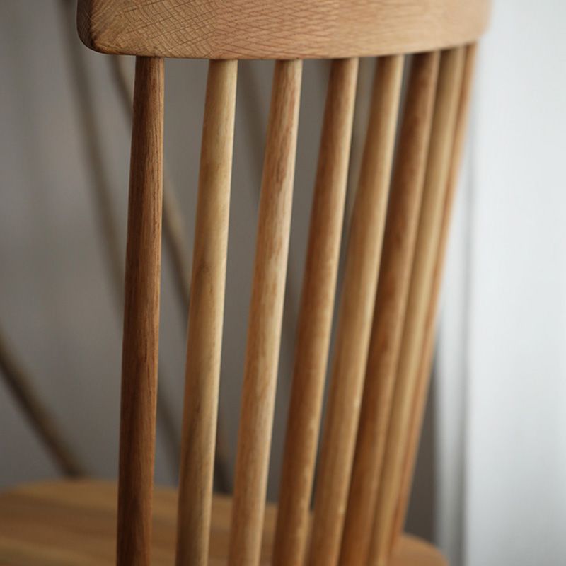 Traditional Kitchen Dining Side Chair Wood Side Dining Chairs in Natural