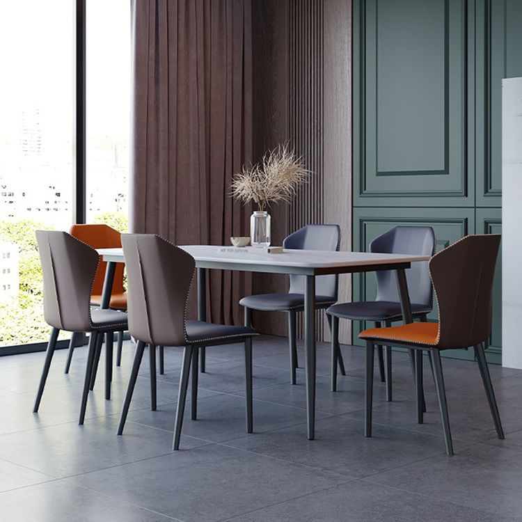 Modern 1/2/5/7 Pieces Dining Set Rectangle Dining Room Table Set