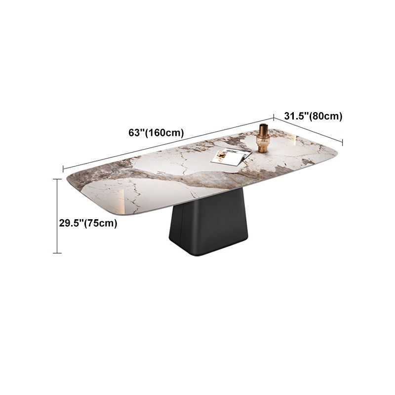 1/4/5 Pieces Dining Chairs Set with Sintered Stone Top Dining Table Set for Home