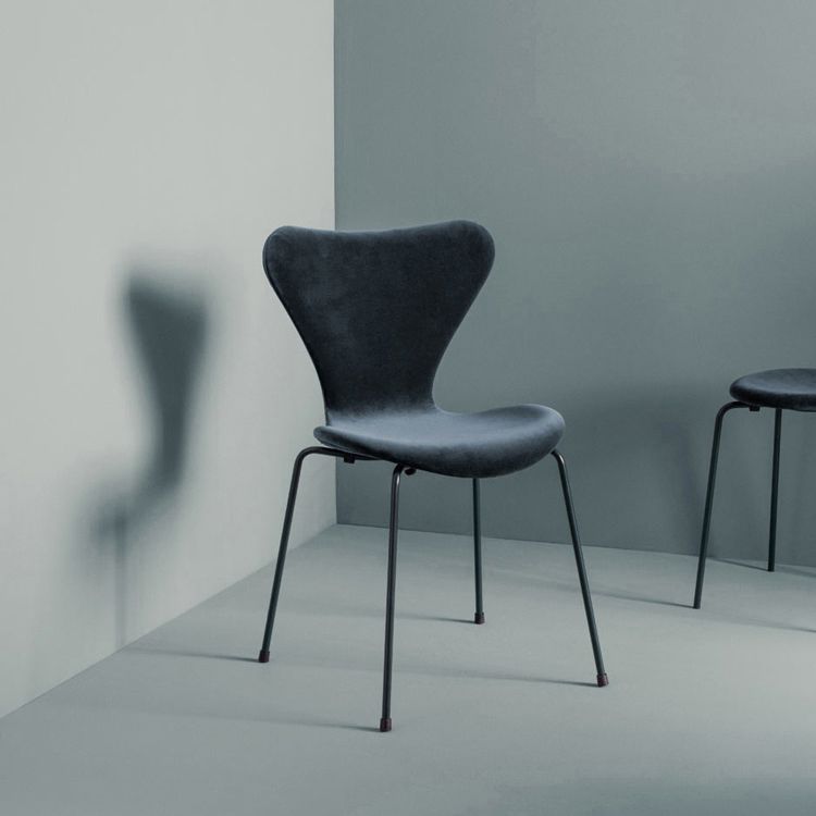 Sillas laterales sin brazos de diseño moderno, tela de lino con respaldo sólido, sillas de comedor