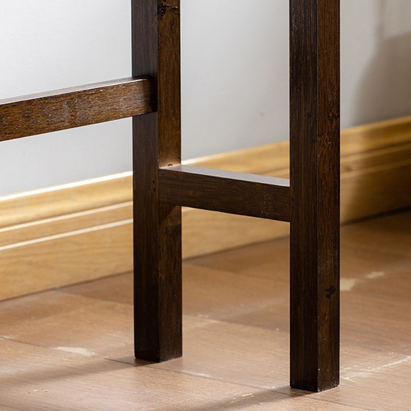 Mid-Century Modern Console Table Wood Rectangle Hall End Table