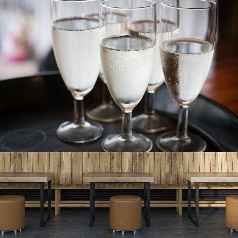 Customized Wine Wall Mural Contemporary Style for Wine Shop Moisture Resistant