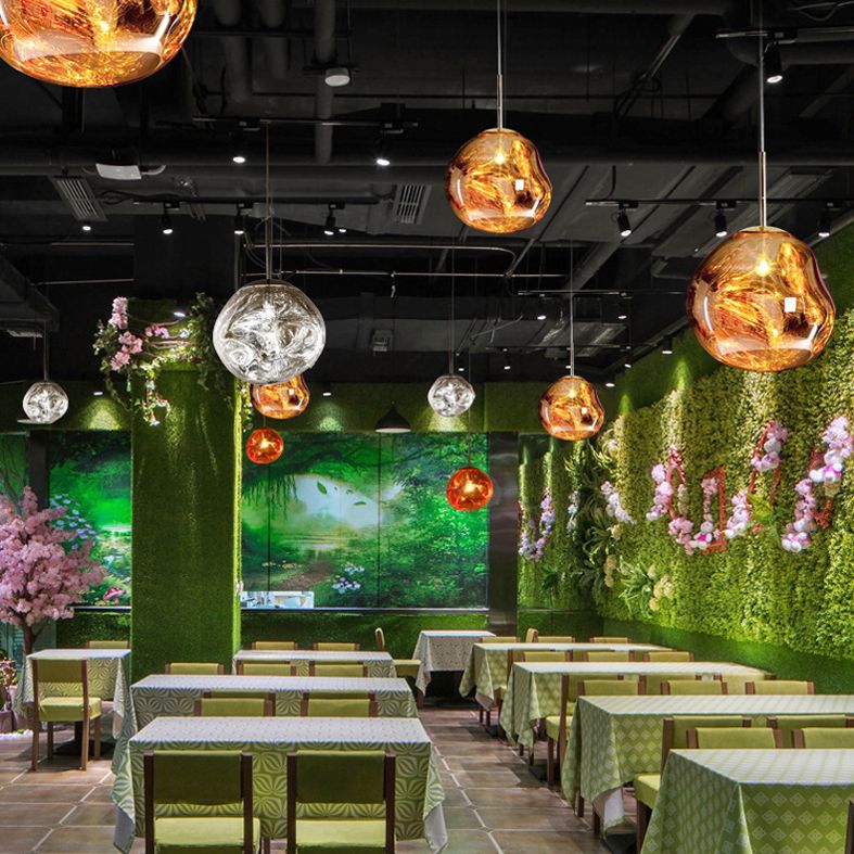 1 pendentif en verre léger Louteurs de plafond modernes pendants suspendus pour la salle à manger