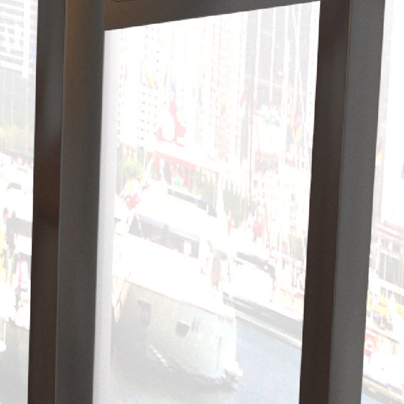 Modern Bar Height Table Rectangular Bar Table with Metal Base