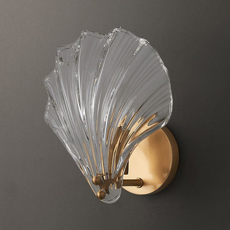 Postmodern Wall Lamp Minimalist Wall Light Sconce with Glass Shade for Sitting Room