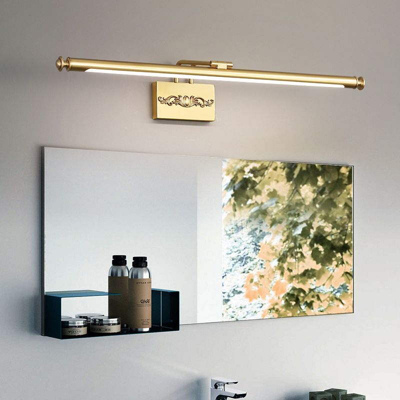 Thin-Line Metal Wall Mounted Lights Modern Wall Lighting Ideas for Bathroom