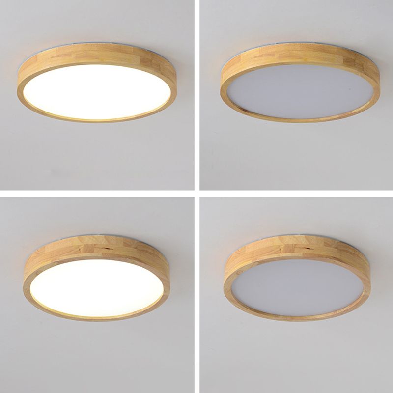 Modern Flush Mount Ceiling Chandelier Wood Flush Mount Lights