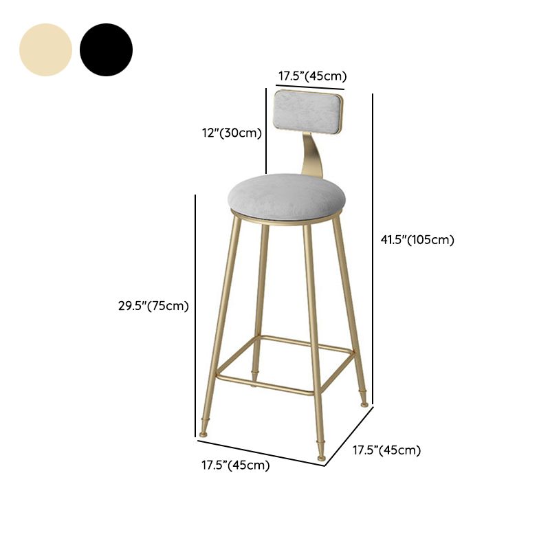 Modern Style Bar Table Set 1/3 Pieces Faux Marble Counter Table with Upholstered Stools