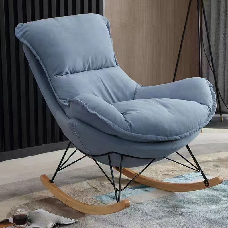 26.7" L x37.4"W x32.2"H Sewn Pillow Back Sled Chair for Living Room