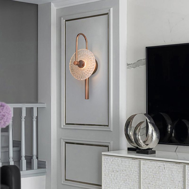 Contemporary Geometric Wall Lighting Ideas Glass 1 Light Sconce Light