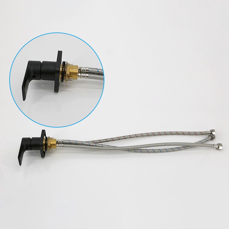 Modern Bathroom Faucet Copper Wall Mounted Fixed Bathroom Faucet