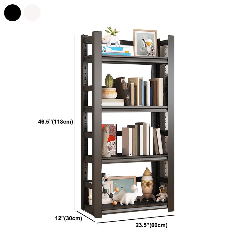 Open Standard Bookshelf Modern Steel Home Study Living Room Bookcase