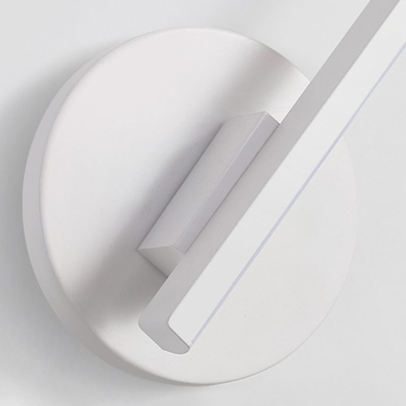 Strip Shape Wall Lighting Modern Style Metal 1 Lights Sconce Lamp for Living Room