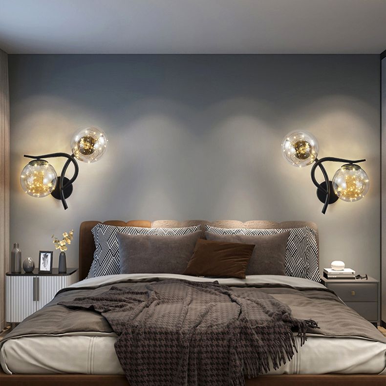 Creative Star Wall Mount Light 2 lumières de style atmosphère de style atmosphère Lumière pour la chambre