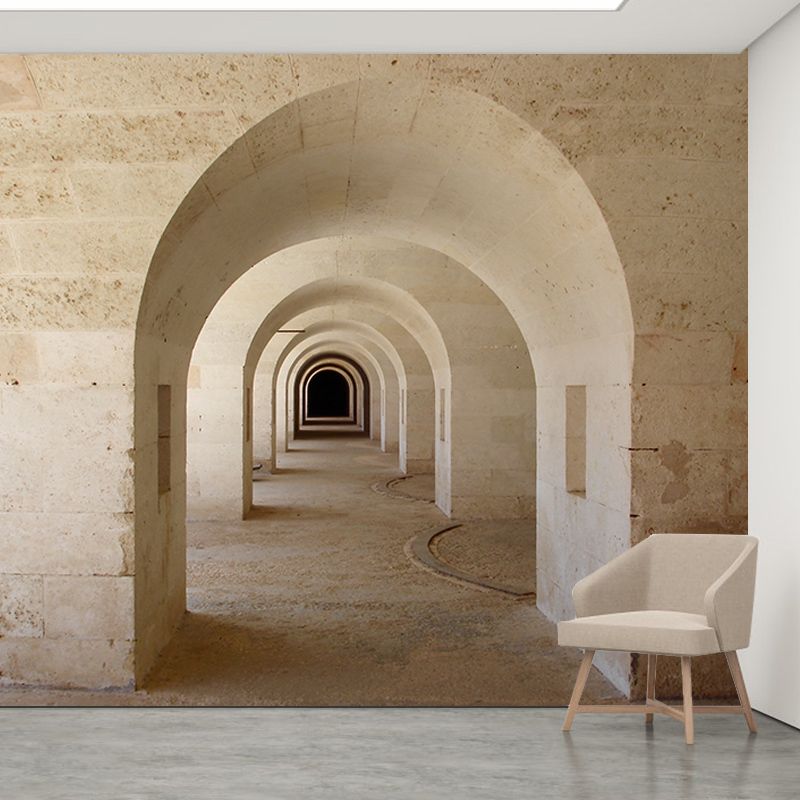 Space Extension Wallpaper Mural Water Resistant Modern Living Room Wall Art