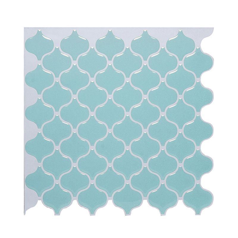 Pastelkleur Quatrefoil Wallpapers Mozaïeken Modern Peel and Stick Wall Decor voor wasruimte