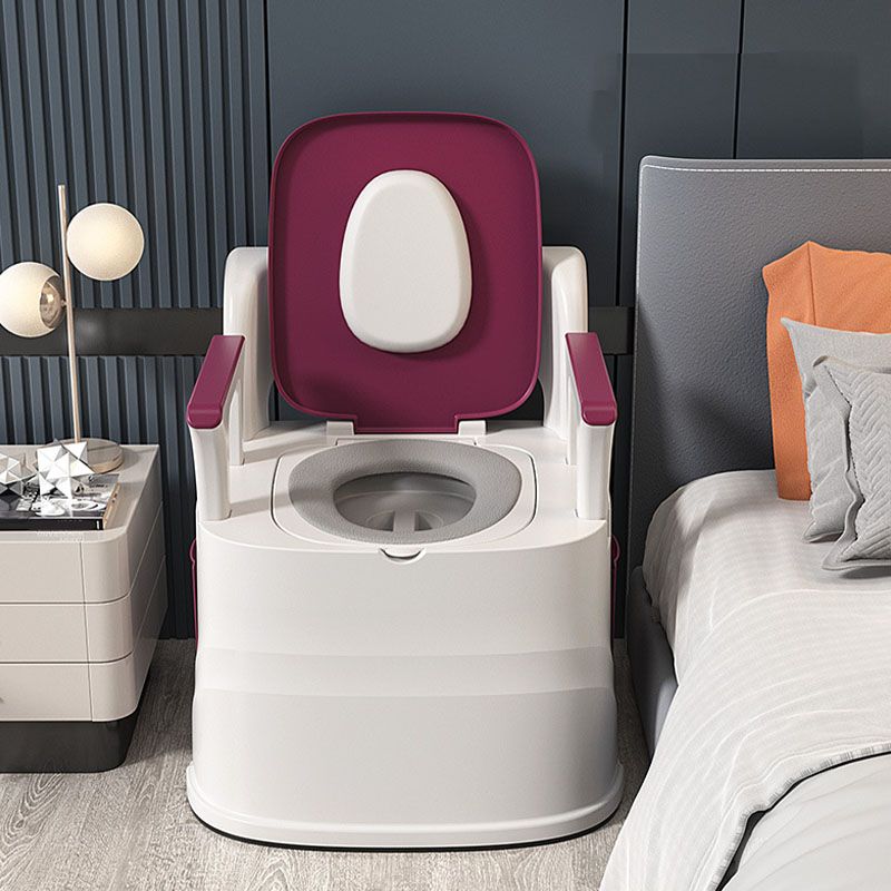 Removable Plastic Toilet Folding Armrest Flush Toilet for The Elderly and Pregnant Women