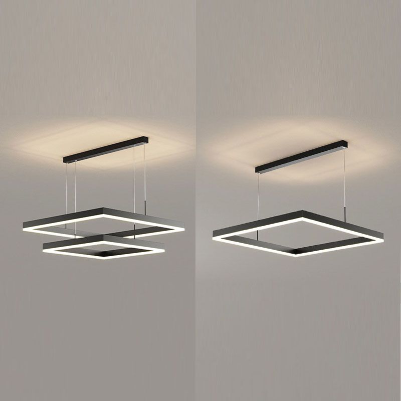 Nordic Modern Simple Style LED Chandelier Pendant Light for Living Room Dining Room