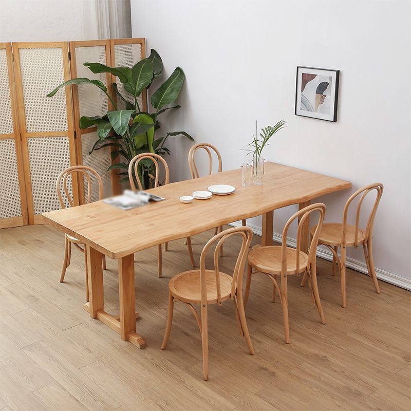 Modern 1/2/5/7 Pieces Dining Set Solid Wood Dining Furniture Set /Separate Items