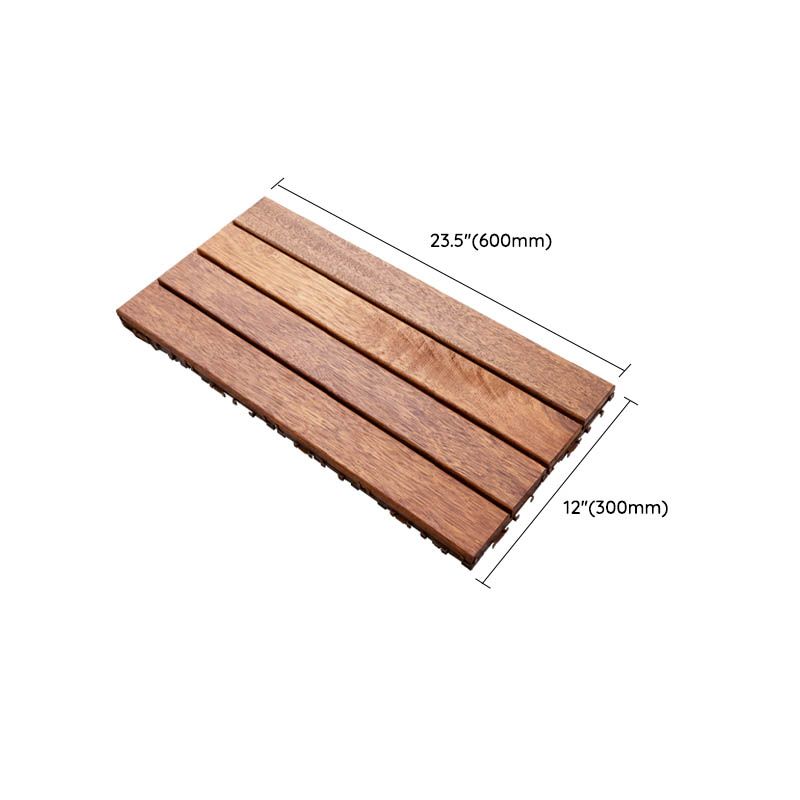 Interlocking Patio Flooring Tiles Solid Wood Waterproof Patio Flooring Tiles