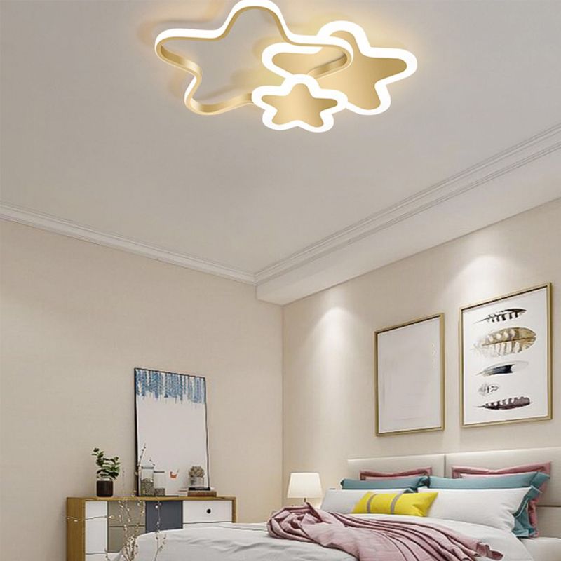 Acryl sterrenhemel LED-plafondlamp in moderne creatieve stijl gelakt ijzer inbouw voor slaapkamer