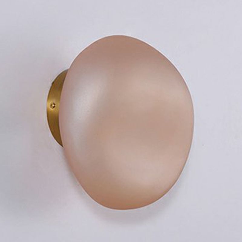 Luz de pared de vidrio creativo Luz de pared LED moderna para dormitorio