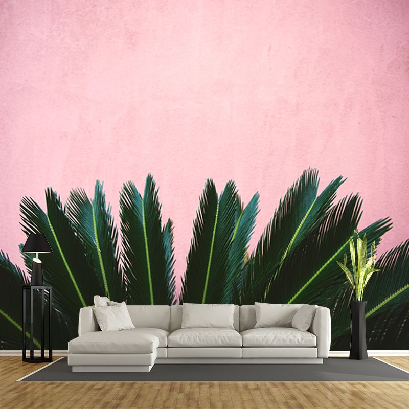 Photography Tropical Plants Mural Mildew Resistant Wallpaper Sleeping Room Wall Mural