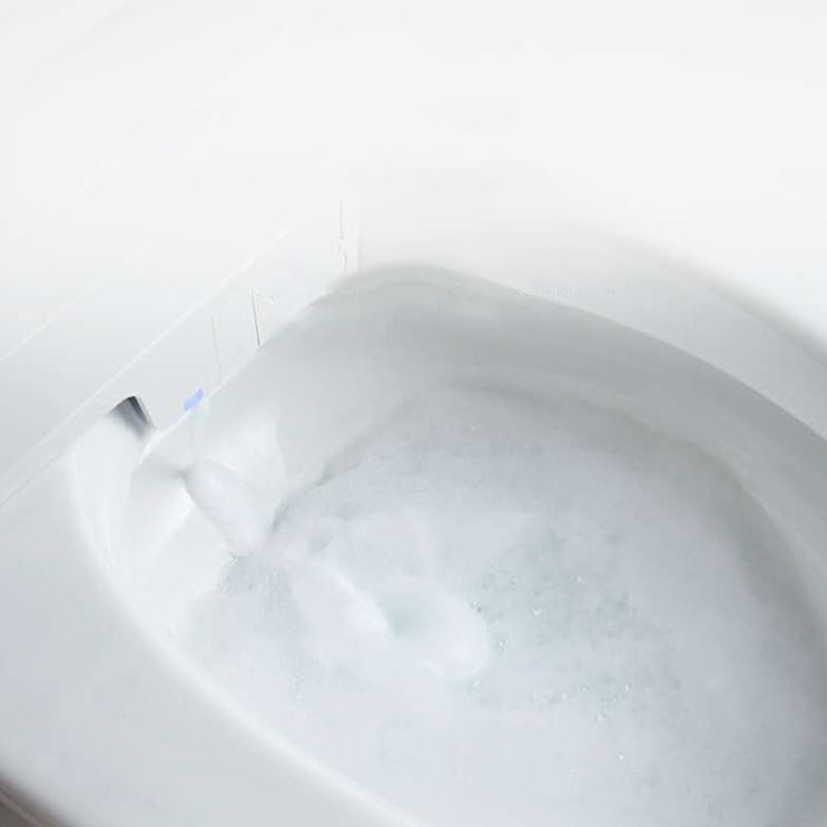 Floor Mount Flush Toilet Heated Seat One-Piece Toilet with Slow Close Seat