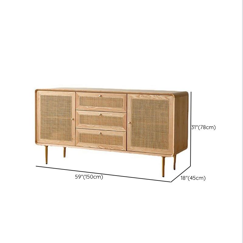 Traditional Storage Chest Dresser Dresser Wooden Chest with Drawers