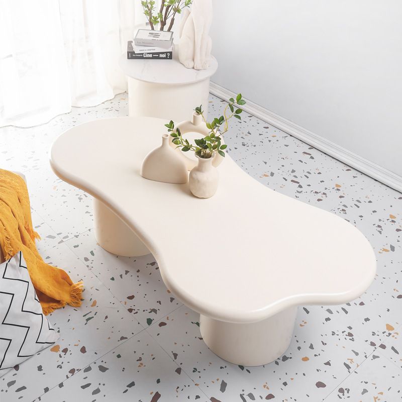 15.75" Tall Scandinavian Style Coffee Cocktail Table Solid Wood Coffee Table