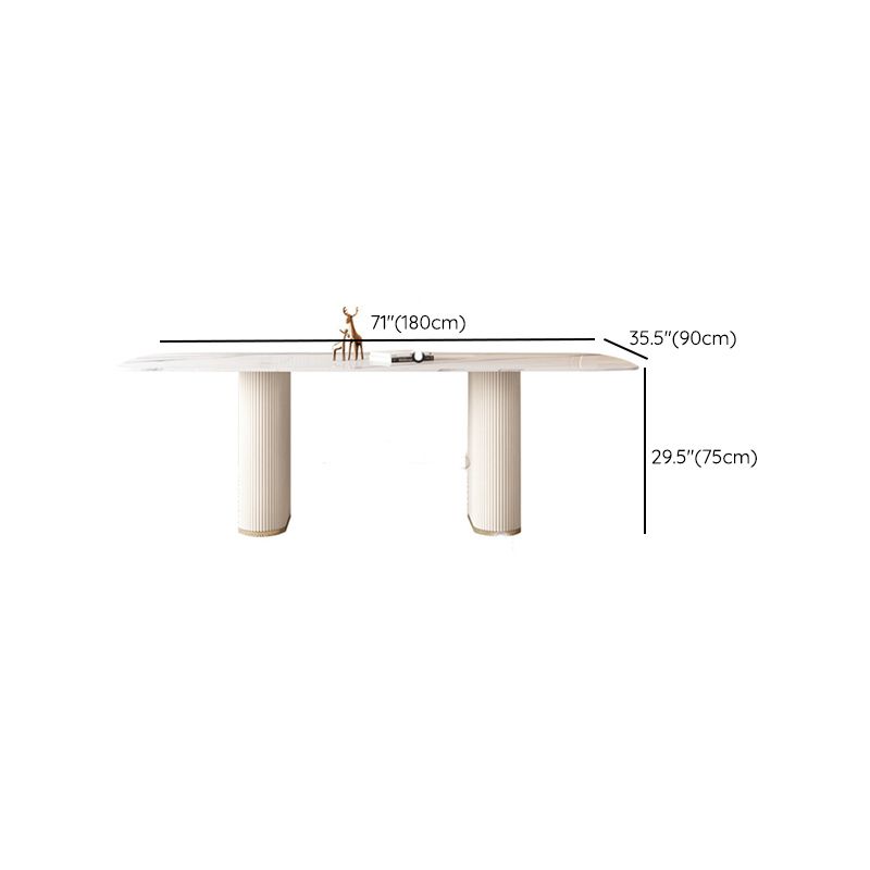 1/4/5/7 Pieces Dining Set Stone Dining Furniture for Dining Room